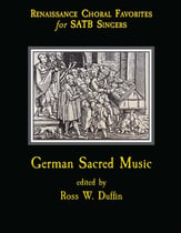 GERMAN SACRED MUSIC SATB choral sheet music cover